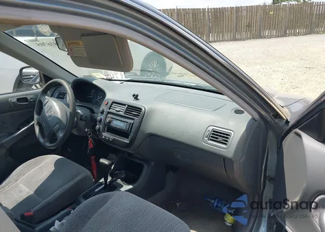 2000 Honda Civic Lx z USA, uszkodzony, nr VIN 1HGEJ667XYL047025